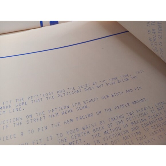 Vintage Past Patterns Fig.104 Size 10, Petticoat & Skirt Sewing Pattern - Picture 4 of 9